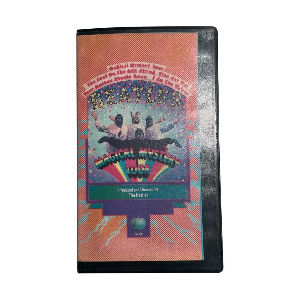 The Beatles Magical‎ Mystery Tour VHS Tape Clamshell  Apple Hi-Fi Digital Stereo